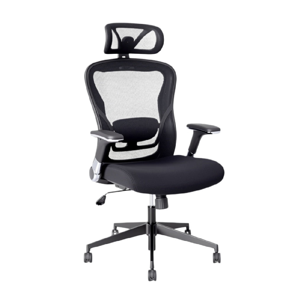 **Ergonomicznie zaprojektowane krzesło biurowe z siatki**